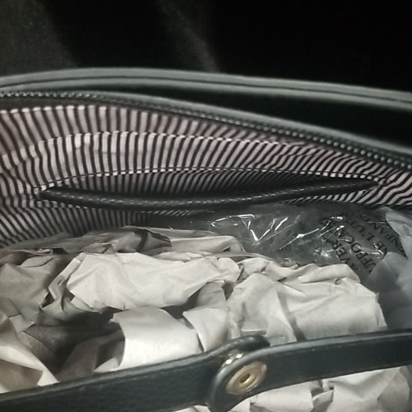 Deluxity Black Purse Tote,Backpack,Cross Body - Picture 9 of 11